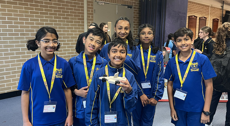 The STEM team at Our Lady of Mount Carmel Primary School Wentworthville